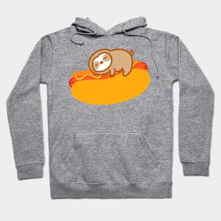 Cute Hot Dog Sloth Hoodie